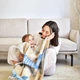 Плед детский хлопок BABY ТM PAPAELLA 90х120 см киця блакитний - изображение 10