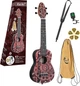 Укулеле Ortega Keiki Pack Super Scale K2SS-RKC Sopano Ukulele Agathis Red Kaleidoscope комплект (R127672) - изображение 1