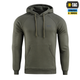 Кофта M-Tac Hoodie Cotton Raglan Hard Army Olive M - изображение 2