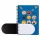 Записна книга блокнот YES Melt Smile 2в1 В5+В9 80+20 аркушів клітинка карт. обкладинка подвійна cпіраль (151842) - изображение 2