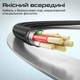Кабель Promate Springy USB-C to USB-C 60W Power Delivery 1.2 м Black (springy.black) - изображение 4