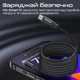 Кабель Promate Springy USB-C to USB-C 60W Power Delivery 1.2 м Black (springy.black) - изображение 6
