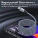 Кабель Promate Springy USB-C to USB-C 60W Power Delivery 1.2 м Grey (springy.grey) - изображение 6