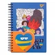 Записна книга блокнот YES Stand with Ukraine 2в1 В5+В12 80+20 аркушів клітинка карт. обкладинка подвійна cпіраль (151781) - изображение 1