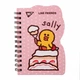 Записна книга блокнот YES Line Friends. Sally В7 60 аркушів клітинка карт. обкладинка подвійна cпіраль (151806) - изображение 1
