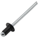 Заклепка с плоской головкой DIN7337 4х8 Al/St RAL9005 3,0-5 К Steelfix 500 шт (123951) - изображение 1