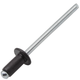 Заклепка з пласкою головкою DIN7337 4х8 Al/St RAL8019 3,0-5 І Steelfix 500 шт (135665) - зображення 1