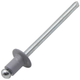 Заклепка с плоской головкой DIN7337 4х8 Al/St RAL7004 3,0-5 І Steelfix 500 шт (135653) - изображение 1