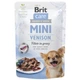 Влажный корм Brit care Adult Mini pouch Venison для взрослых собак мелких пород филе дичи в соусе 85г - изображение 2