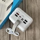 УМБ Павербанк 60000 mAh 22.5W с быстрой зарядкой и фонариком HOCO J86B Портативное зарядное устройство Внешний аккумулятор Белый - изображение 6