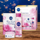 Набір для жінок Nivea Rose Touch Гель-крем для обличчя 50 мл + Пінка для обличчя 150 мл + Тканинна маска 1 шт (9005800361611) - зображення 3