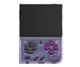 Игровая консоль MIYOO MINI PLUS + 8000 Игр 64GB (Purple Transparent) - изображение 1