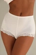 Жіночий піжамний комплект (майка+шорти) з мереживом 24095 cream German Volf XL cream (6000006819938) - изображение 4
