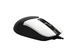 Мышь A4Tech Fstyler FM12S (Panda), бесшумная, USB, цвет черный+белый - изображение 3