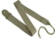 Гитарный ремень Ренессанс с термотиснением Music Day Ranger Green (Khaki) (GR-1kh) - изображение 1