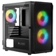 Корпус LogicConcept PORTOS MESH+GLASS ARGB fans 3x120mm BLACK без БП mATX - изображение 6