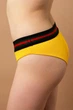 Плавки бразиліана Brabrabra 5(XL) жовтий (98197) - зображення 3