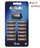 Сменные картриджи для бритья (лезвия кассеты) мужские Gillette ProGlide 12 шт NEU - изображение 1