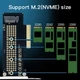 Плата-адаптер Fenvi SSD-X4HS Heat sink, с радиатором, PCI-E X4, для 1 x SSD M.2 (ключ M, NVMe), поддержка форматов: 2230/2242/2260/2280/ (PCI-Ex4-M.2 M-key) - изображение 4