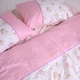Простирадло на резинці дитяче Ранфорс Pink unicorn Elit Рожевий 60*120 см висота 10 см - зображення 4