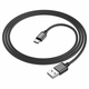 Кабель Borofone BX87 Sharp charging data cable Type-C 3A 1m black - зображення 1