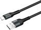 Kabel ColorWay USB - Apple Lightning 2.4A 1 m Black (CW-CBUL045-BK) - obraz 5