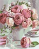 Картина по номерам Origami Розовые Пионы в Вазе 40x50 см (LW3069) - изображение 1