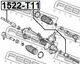 Рульова тяга Febest (1522T11) - зображення 2