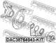 Підшипник колісний Febest (DAC38764043-KIT) - зображення 2
