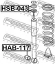 Втулка амортизатора Febest (HSB043) - изображение 2