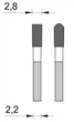 Пильный диск Stehle HW для ручных машин по алюминию 216x2,8/2,2x30 Z=60 TR-F-N (58115024) - изображение 2