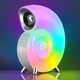 Ночник-ракушка RGB G-Smart N70 RGB аккумуляторный + часы + Bluetooth колонка (Белый) - изображение 3