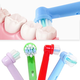 Комплекс насадок EB-10А для детских зубных щеток Oral B Braun kids junior с мягкой щетиной сменные 2 упаковки по 4 шт. - изображение 7