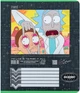 Набір шкільних зошитів Kite Rick and Morty 18 аркушів у клітинку 20 штук (RM24-236) - зображення 9