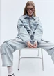 Жіноча універсальна джинсова куртка Н&М (57305) XS Блакитна - изображение 3