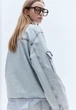 Жіноча універсальна джинсова куртка Н&М (57305) XS Блакитна - изображение 4