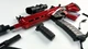 Автомат HK416 808F RED стреляет орбизами, Игрушечный гелевый автомат на пульках orbeez + 500 орбизов - изображение 4