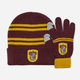 Zestaw zimowy (czapka + rękawiczki) Distrineo Harry Potter - Kids Tactile Gloves and Gryffindor Cap Set Bordowy (4895205601178) - obraz 1