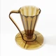 Пуровер CAFEC Tritan Flower Dripper DEEP 27 Brown - изображение 1