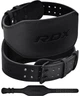 Пояс для важкої атлетики RDX 6 шкіряний XL Full Black (WBS-6FB-XL) - зображення 2