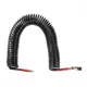 Шланг BLACK M-Flex STORM, 15 м, 6,5*10 мм, спиральный полиуретановый c поворотным шарниром, латунными быстроразъемными соединениями INTERTOOL PT-1794 - изображение 1