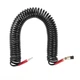 Шланг BLACK M-Flex STORM, 15 м, 8*12 мм, спиральный полиуретановый c поворотным шарниром, латунными быстроразъемными соединениями INTERTOOL PT-1797 - изображение 1