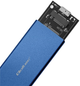 Kieszeń zewnętrzna Qoltec M.2 SSD SATA USB 3.0 2TB Blue (5901878518329) - obraz 3