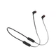 Беспроводные наушники вакуумные с микрофоном JBL Tune 125BT Black (JBLT125BTBLK), закрытые, 16 часов автономной работы, с микрофоном, пульт, голосовое управление - изображение 1