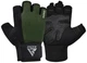 Перчатки для фитнеса RDX W1 Half Plus S Green (WGA-W1HA-S+) - изображение 2