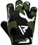 Перчатки для фитнеса RDX F6 Sumblimation XL Black/Green (WGS-F6GN-XL) - изображение 2