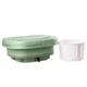Портативна складна міні пральна машина Folding Washing Machine Mini на 8 л Зелена FF-200-Green - зображення 3