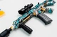 Дитячий іграшковий автомат на орбізах Орбіган HK416 Зелений стріляє гідрогелевими кулями Гель бластер акумуляторний + 500 орбізів - зображення 9