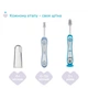 Зубная щетка Chicco First Milk Teeth для первых зубов 6-36 месяцев Голубая (12081.11) - изображение 6