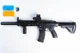 Дитячий іграшковий автомат на орбізах Орбіган HK416 Чорний стріляє гідрогелевими кулями Гель бластер акумуляторний + 1000 орбізів - зображення 1